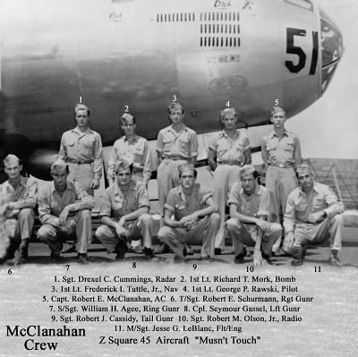 Thumbnail for 883rd Air Crews > McClannahan Crew