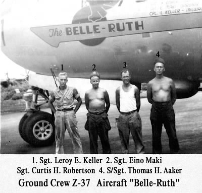 Thumbnail for 882nd Ground Crews > Z Square 37 - Belle-Ruth