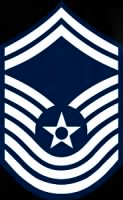 THis is the Chevron that CMSGT Shank would have worn (now obsolete)