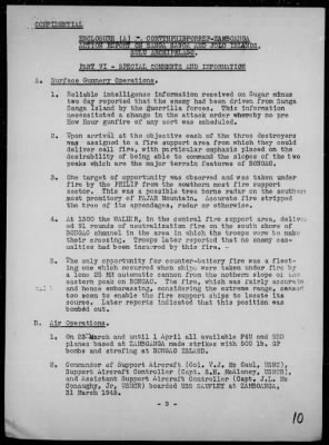 Thumbnail for COMTASK-GROUP 76.10 > Rep of the invasions & resupply of Sanga Sanga & Jolo Is, Sulu Archipelago, Philippines 4/2-11/45