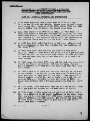 COMTASK-GROUP 76.10 > Rep of the invasions & resupply of Sanga Sanga & Jolo Is, Sulu Archipelago, Philippines 4/2-11/45