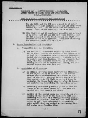 COMTASK-GROUP 76.10 > Rep of the invasions & resupply of Sanga Sanga & Jolo Is, Sulu Archipelago, Philippines 4/2-11/45