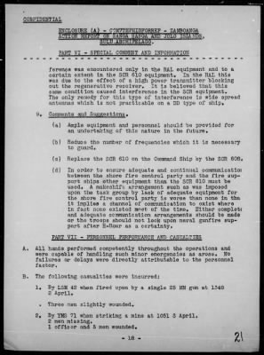 COMTASK-GROUP 76.10 > Rep of the invasions & resupply of Sanga Sanga & Jolo Is, Sulu Archipelago, Philippines 4/2-11/45