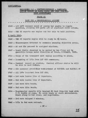 Thumbnail for COMTASK-GROUP 76.10 > Rep of the invasions & resupply of Sanga Sanga & Jolo Is, Sulu Archipelago, Philippines 4/2-11/45