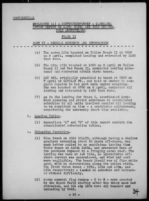 Thumbnail for COMTASK-GROUP 76.10 > Rep of the invasions & resupply of Sanga Sanga & Jolo Is, Sulu Archipelago, Philippines 4/2-11/45