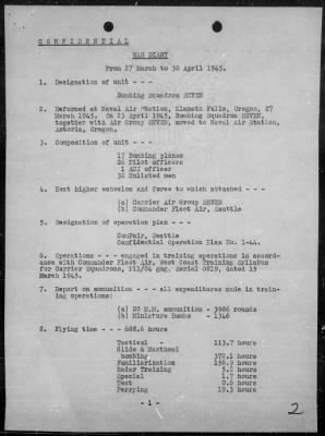 VB-7 > War Diary, 3/27/45 to 4/30/45