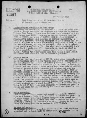 COMTASK-GROUP 77.11 > Summary of ops, 12/27/44 - 1/19/45