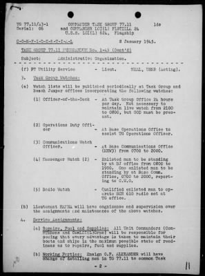 COMTASK-GROUP 77.11 > Summary of ops, 12/27/44 - 1/19/45