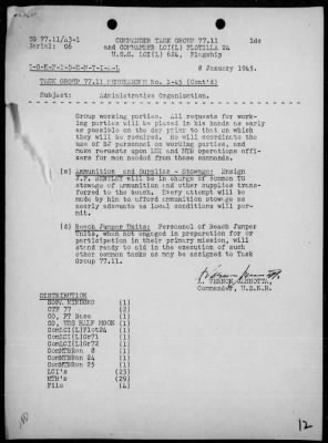 COMTASK-GROUP 77.11 > Summary of ops, 12/27/44 - 1/19/45