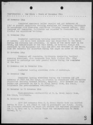 Thumbnail for USS LENAWEE > War Diary, 11/1/44 to 4/30/45