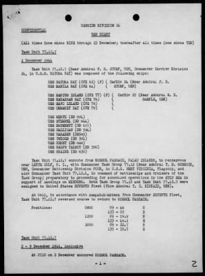 COMCARDIV 24 > War Diary, 12/1/44 to 3/31/45