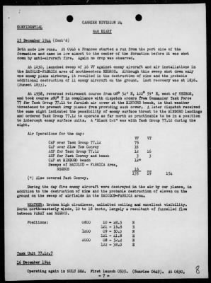 COMCARDIV 24 > War Diary, 12/1/44 to 3/31/45