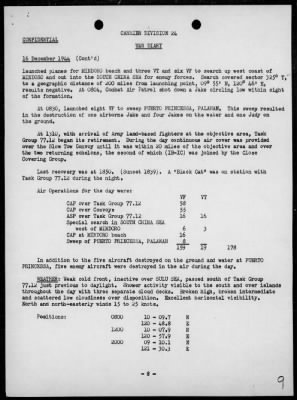 COMCARDIV 24 > War Diary, 12/1/44 to 3/31/45