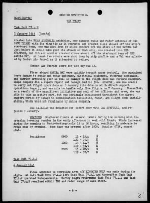 COMCARDIV 24 > War Diary, 12/1/44 to 3/31/45