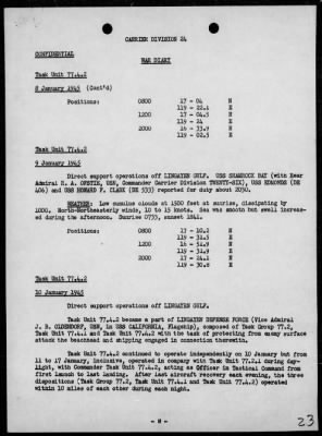 COMCARDIV 24 > War Diary, 12/1/44 to 3/31/45