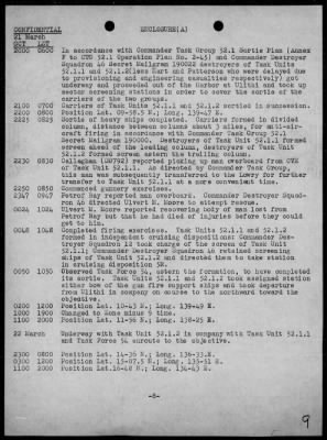 COMDESRON 46 > War Diary, 3/1-31/45