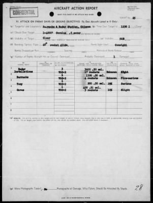 Thumbnail for VOC-2 > ACA reps nos 20-29 - Air ops against the Ryukyu Is, 3/30/45 - 4/1/45