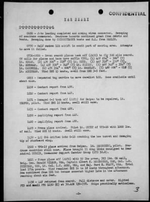 USS HAMLIN > War Diary, 3/1-31/45