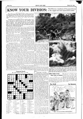 Thumbnail for 63rd Infantry Division Blood and Fire Newspapers, Jan 1944-Dec 1944 > Volume 1 No 41, 25 March 1944