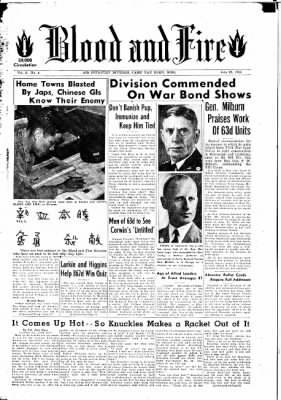 63rd Infantry Division Blood and Fire Newspapers, Jan 1944-Dec 1944 > Volume 2 No 6, 22 July 1944