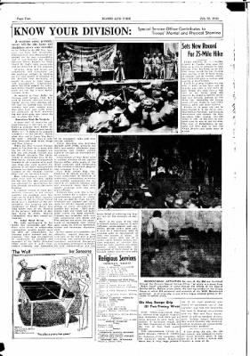 Thumbnail for 63rd Infantry Division Blood and Fire Newspapers, Jan 1944-Dec 1944 > Volume 2 No 6, 22 July 1944