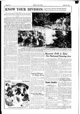 Thumbnail for 63rd Infantry Division Blood and Fire Newspapers, Jan 1944-Dec 1944 > Volume 1 No 45, 22 April 1944