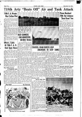 Thumbnail for 63rd Infantry Division Blood and Fire Newspapers, Jun 1943-Dec 1943 > Volume 1 No 22, 13 November 1943