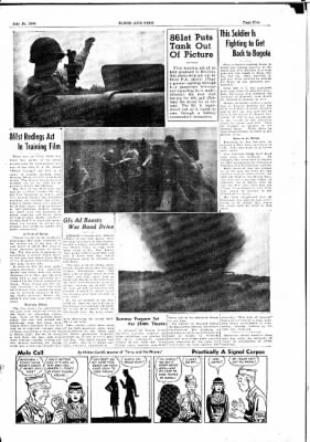 Thumbnail for 63rd Infantry Division Blood and Fire Newspapers, Jan 1944-Dec 1944 > Volume 2 No 5, 15 July 1944