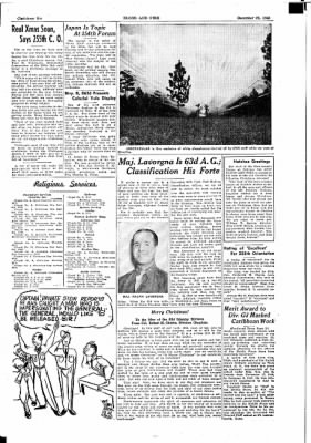 Thumbnail for 63rd Infantry Division Blood and Fire Newspapers, Jun 1943-Dec 1943 > Volume 1 No 28A, 25 December 1943