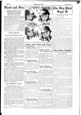 Thumbnail for 63rd Infantry Division Blood and Fire Newspapers, Jan 1944-Dec 1944 > Volume 1 No 51, 3 June 1944