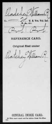 Thumbnail for William R > Cladehey, William R (Pvt)