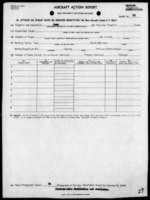 Thumbnail for VPB-109 > ACA Reports Nos 19-21, 23-24 & 26-28 - Patrol operations in the Ryukyu Islands, Korea, North China & South China, 5/22-30/45