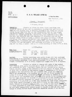 Thumbnail for USS TULAGI > War Diary, 3/1/45 to 5/31/45