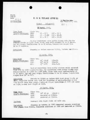 USS TULAGI > War Diary, 3/1/45 to 5/31/45