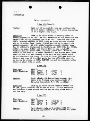 USS TULAGI > War Diary, 3/1/45 to 5/31/45