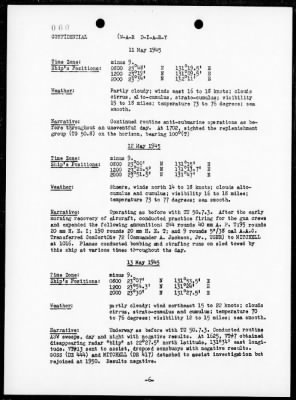 USS TULAGI > War Diary, 3/1/45 to 5/31/45