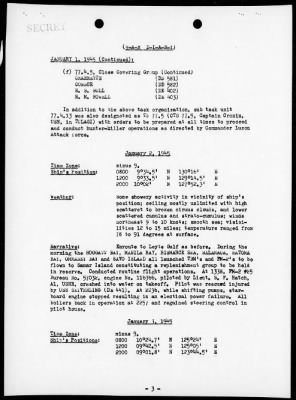 USS TULAGI > War Diary, 1/1/45 - 2/5/45