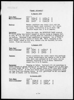 USS TULAGI > War Diary, 1/1/45 - 2/5/45