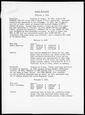 USS TULAGI > War Diary, 1/1/45 - 2/5/45