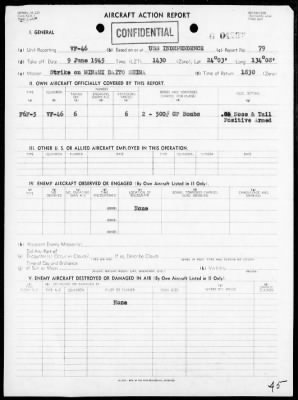 Thumbnail for VF-46 > ACA Reps Nos 71-81 - Air opers against the Ryukyu Islands and Japan, 5/31/45 - 6/10/45