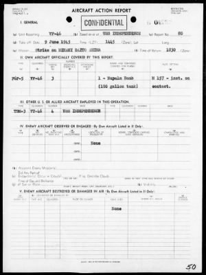 VF-46 > ACA Reps Nos 71-81 - Air opers against the Ryukyu Islands and Japan, 5/31/45 - 6/10/45