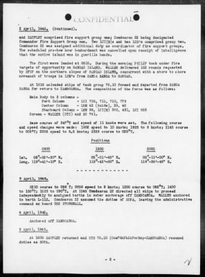 COMDESRON 22 > War Diary, 4/1-30/45