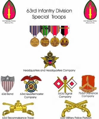 Thumbnail for History of the 63rd Infantry Division Special Troops > 0002 - 63rd Infantry Division Special Troops