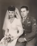 Thumbnail for The new MRS. Janet Malloy with her S/Sgt husband Edward J Malloy