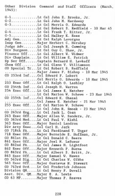 Thumbnail for History of the 63rd Infantry Division, June 1943-Sept 1945 > 0002 - A - 63rd Infantry Division Chronicles Part III