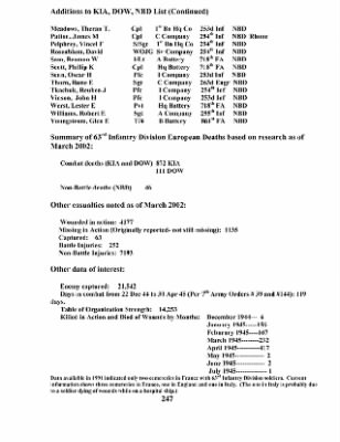 Thumbnail for History of the 63rd Infantry Division, June 1943-Sept 1945 > 0002 - A - 63rd Infantry Division Chronicles Part III