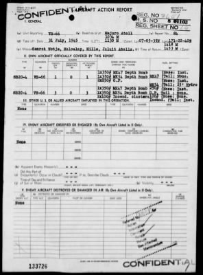 VS-66 > ACA Rep #84 - Air opers against the Marshall Islands on 7/31/45