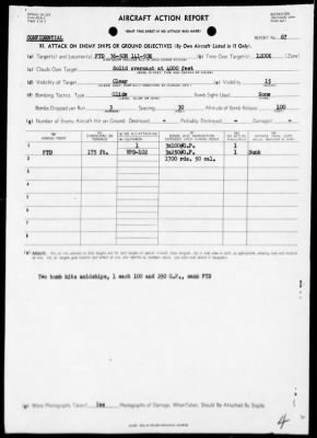 VPB-102 > ACA Reps Nos 67, 72-73 & 77 - Patrol opers against Japan, 6/3-17/45