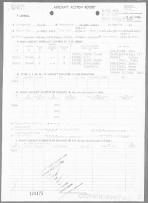 Thumbnail for VS-66 > ACA Rep #59 - Air Opers Against Islands of Mille, Jaluit, Wotje & Maloelap Atolls, Marshalls on 7/1/45