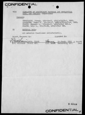 VS-66 > ACA Rep #88-Bombing & strafing targets on islands of Wotje & Jaluit Atolls, Marshalls on 8/4/45